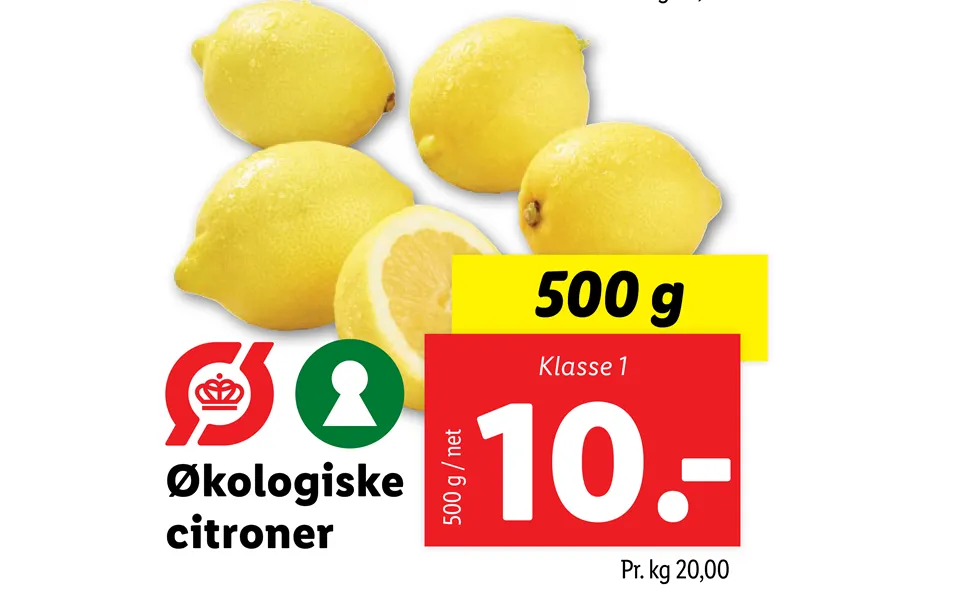 Økologiske Citroner