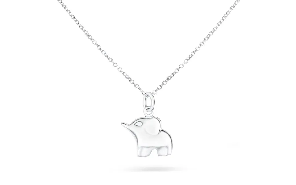 Necklace with baby elephant in silver