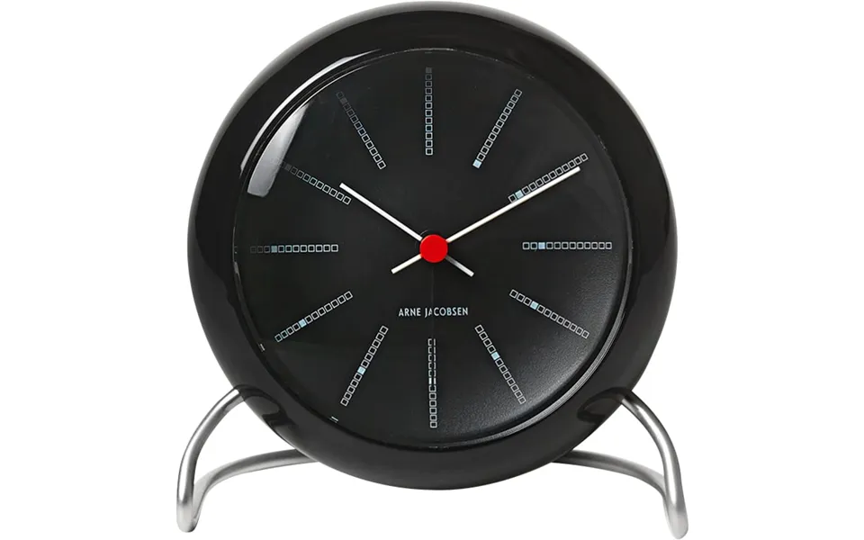 Banks table clock ø11 cm black