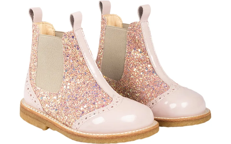 Chelsea boot with glitter past, the laws brogu