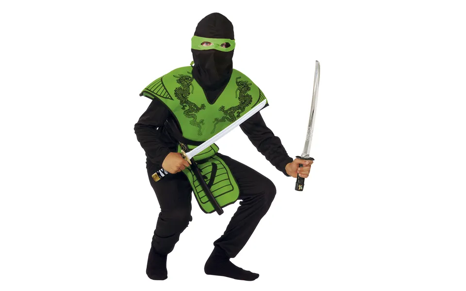 Green ninja stofbrynje. Blouse - pants