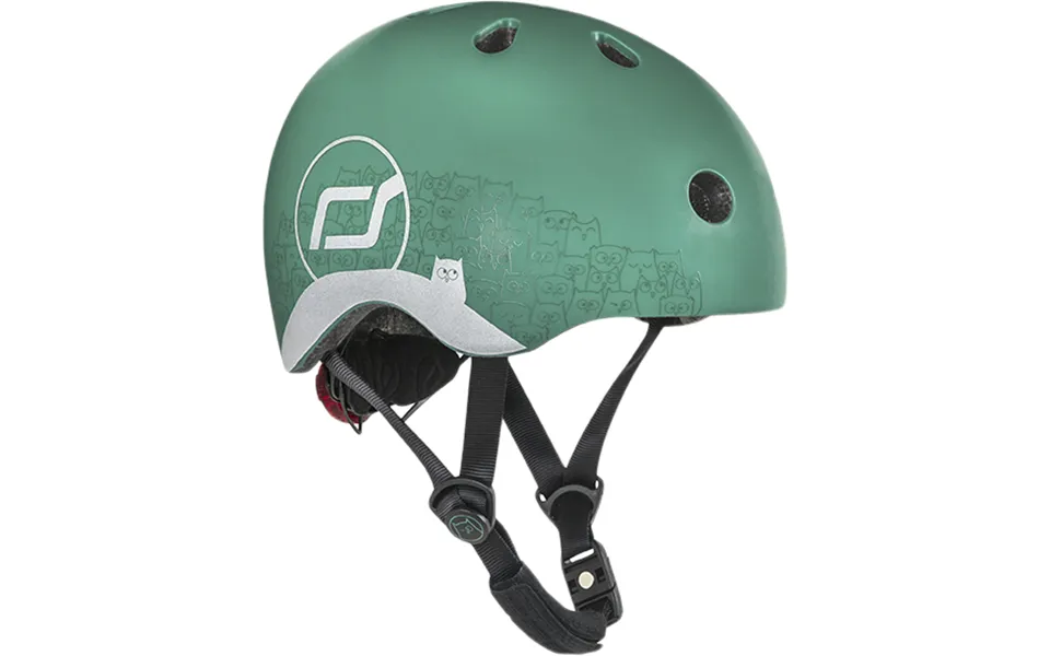 Helmet xxs reflective forest