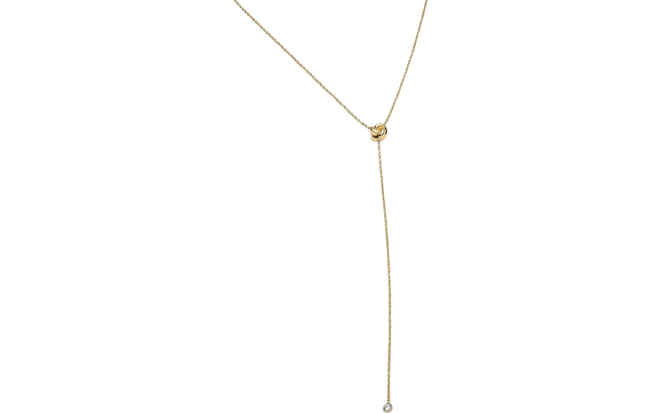 Knot lariat necklace