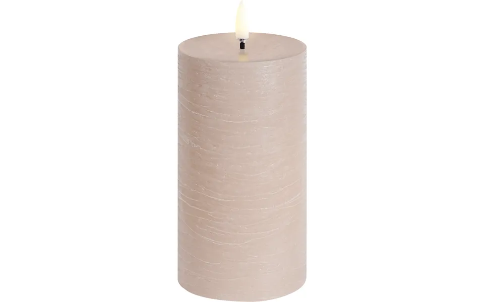 Led Pillar Candle - Beige