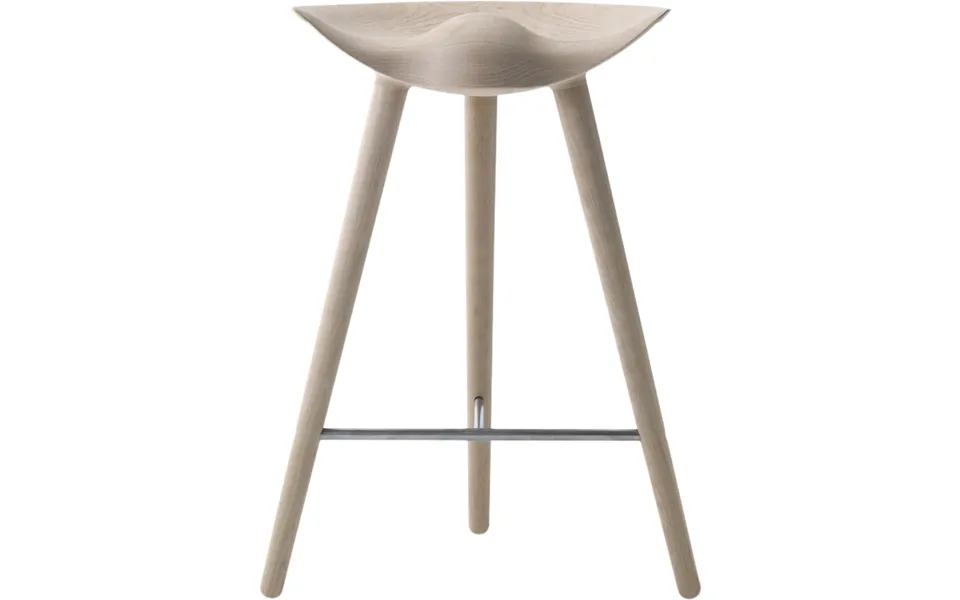Ml 42 table stool soap acted oak stainless steel