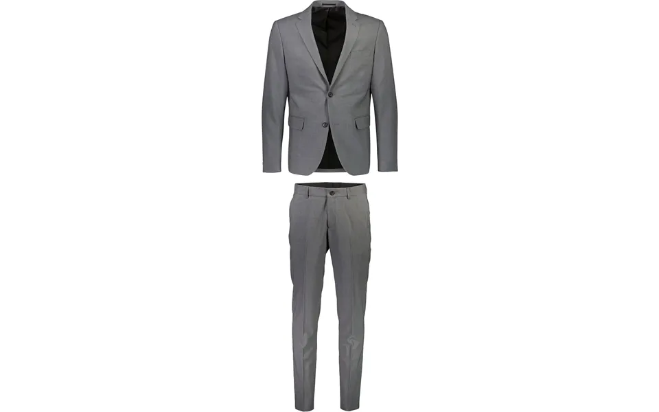 Plain while suit