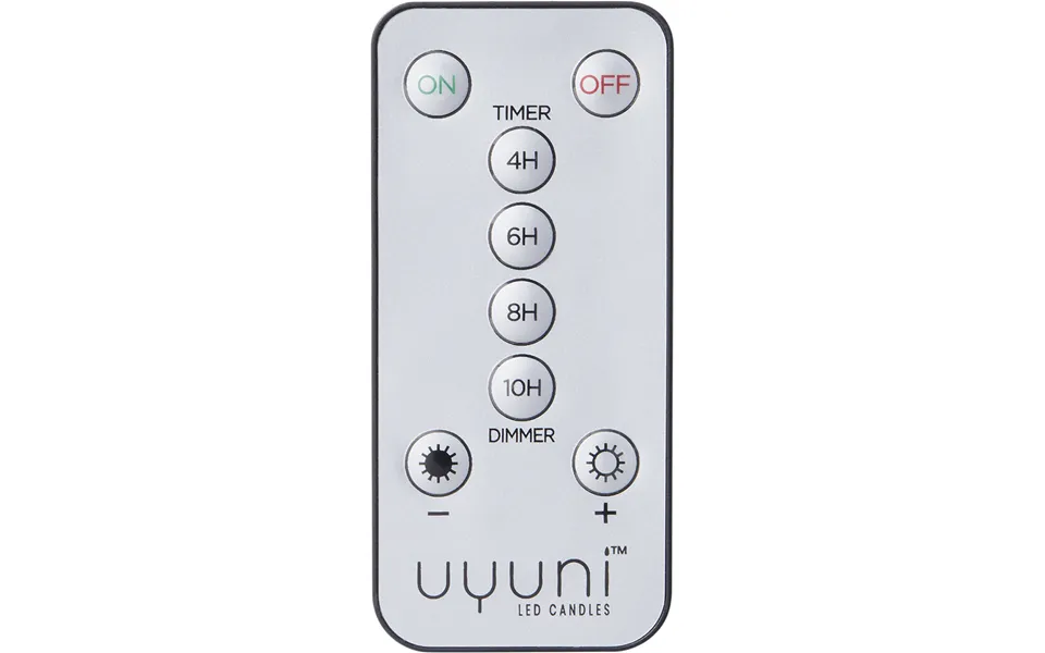 Remote control 4 6 8 10h hours, 3x dimmer - 4 x 8,6 cm