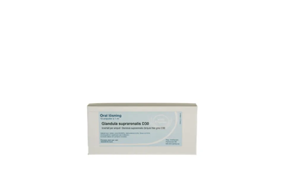 Allergica Glandula Suprarenalis D30 - 10 X 1 Ml