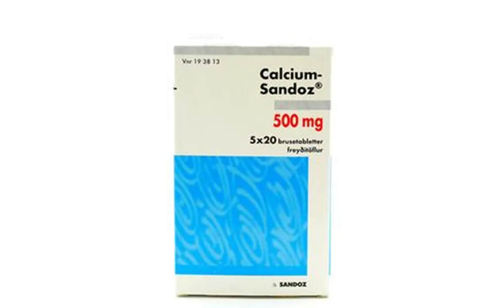 Calcium sandoz 500 mg - 100 5 x20 effervescent tablets