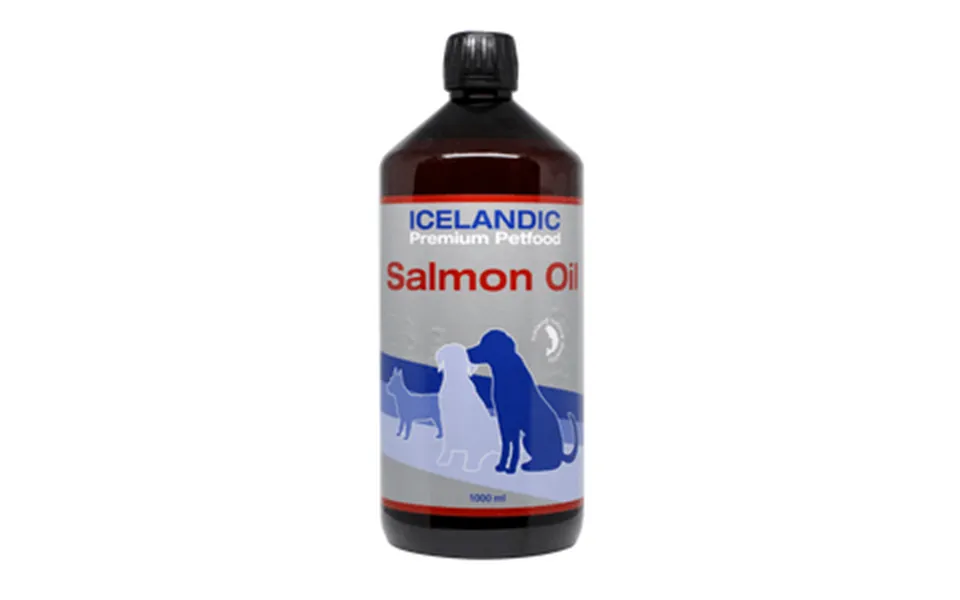 Iceland Pet Lakseolie 100% Ren - 1000 Ml