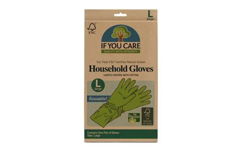 If you care latex gloves str. L - 1 package