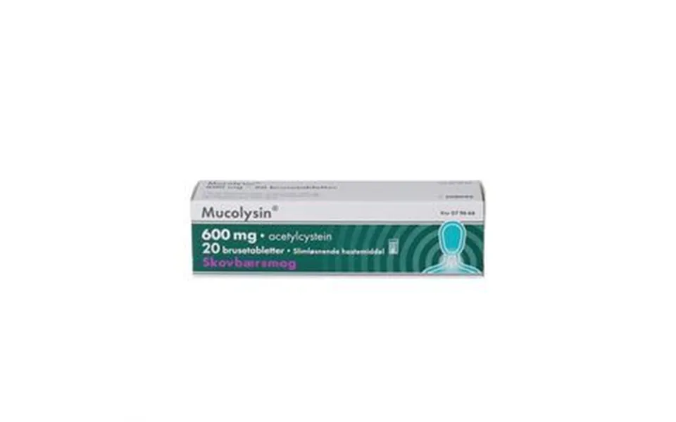 Mucolysin fruits of the forest 600 mg - 20 effervescent tablets