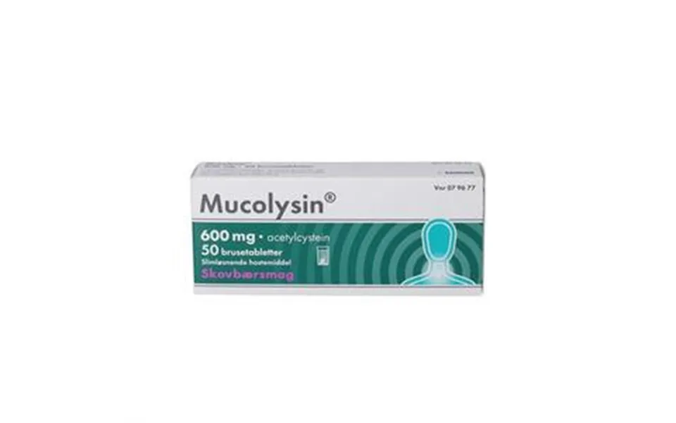 Mucolysin fruits of the forest 600 mg - 50 effervescent tablets