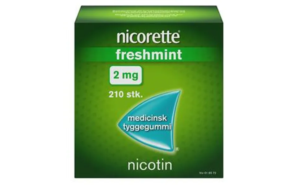 Nicorette gum fresh mint , 2 mg - 210 paragraph