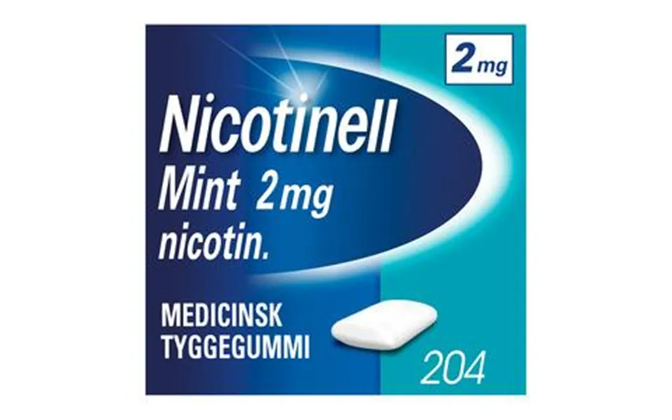 Nicotinell Tyggegummi Mint 2 Mg - 204 Stk.