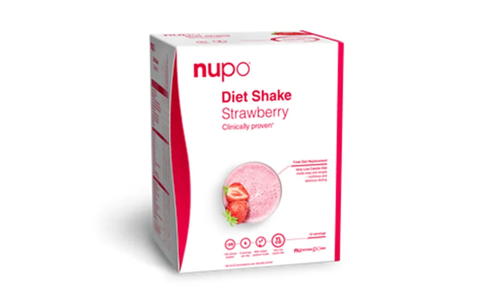 Nupo Diet Shake Strawberry - 384 G.