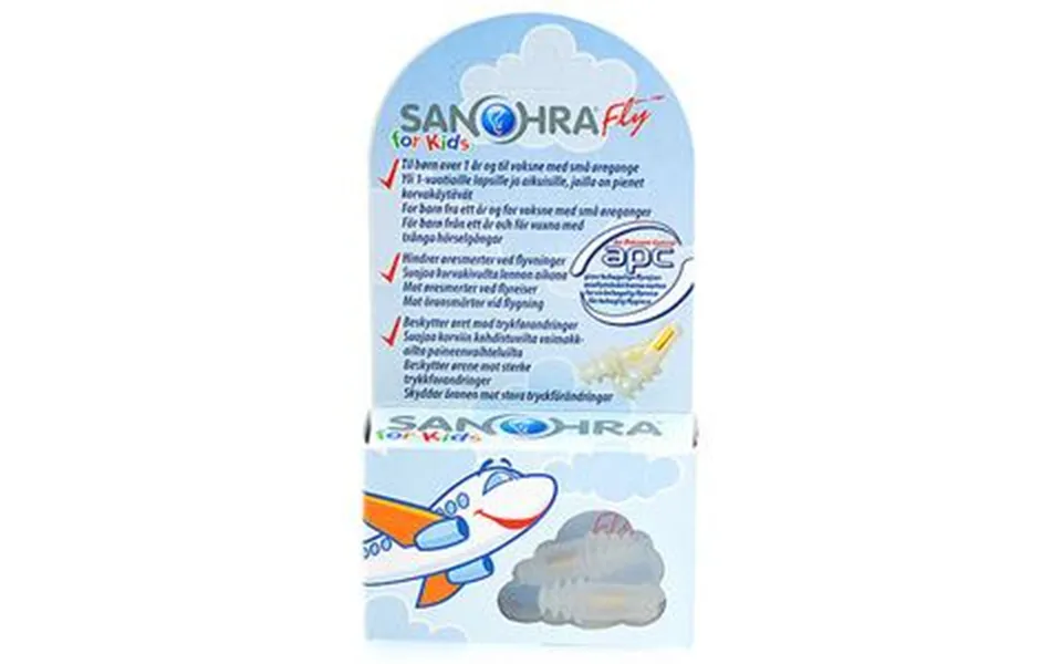 Sanohra earplugs to flight - children