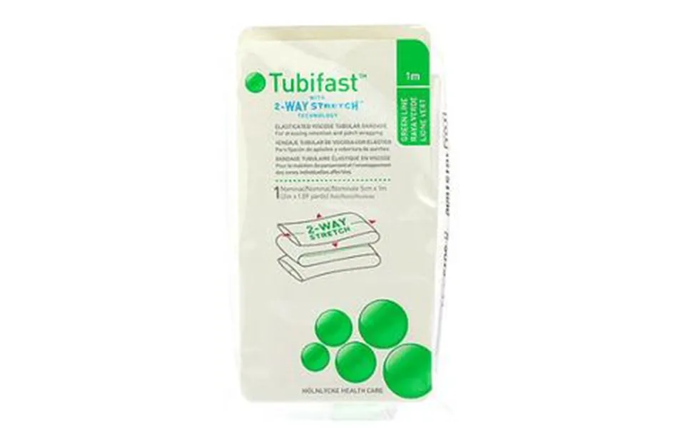 Tubifast 2-way Stretch Grøn 5cmx1m