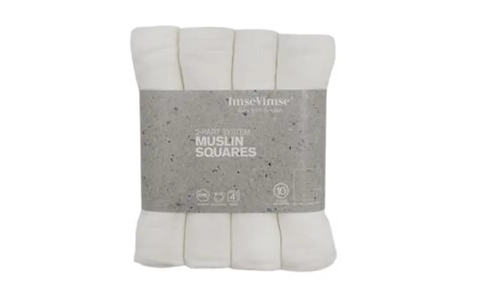 Vimse Muslin Diapers, 85x85 Cm - 4 Stk.