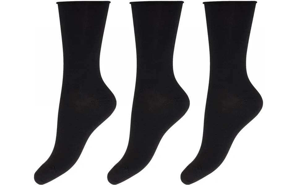 Decoy 3-pak ankle stockings bamboo black 37 41