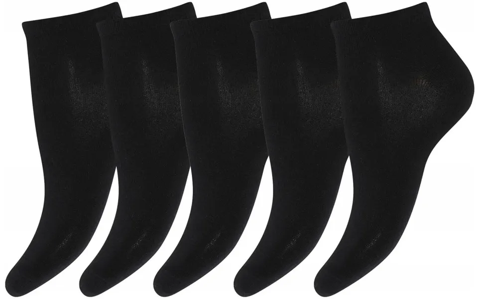 Decoy 5-pak sneaker stockings bamboo black 37 41