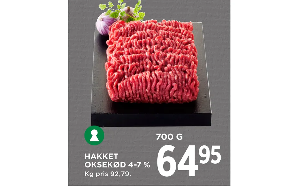 Chopped beef 4-7 %