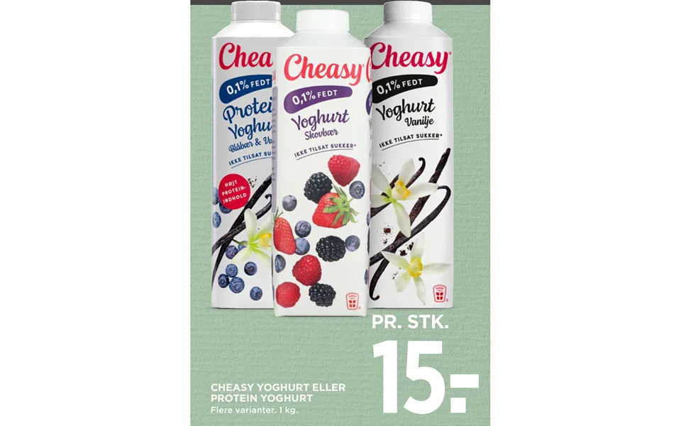 Cheasy Yoghurt Eller Protein Yoghurt