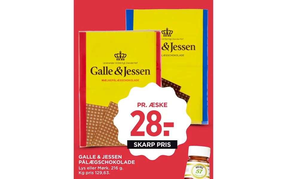 Galle & Jessen Pålægschokolade