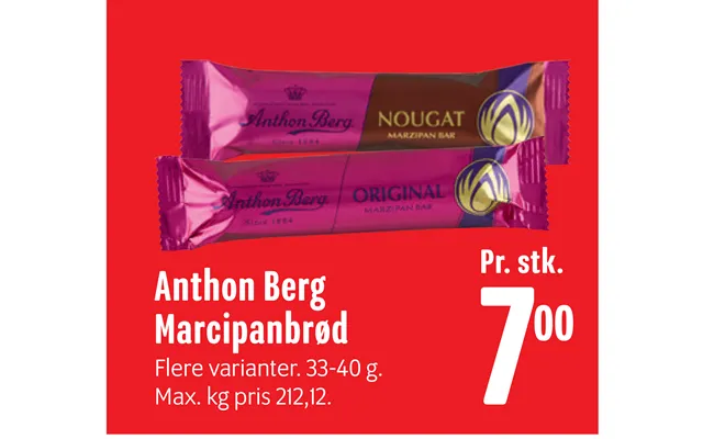 Anthon berg marzipan bread product image