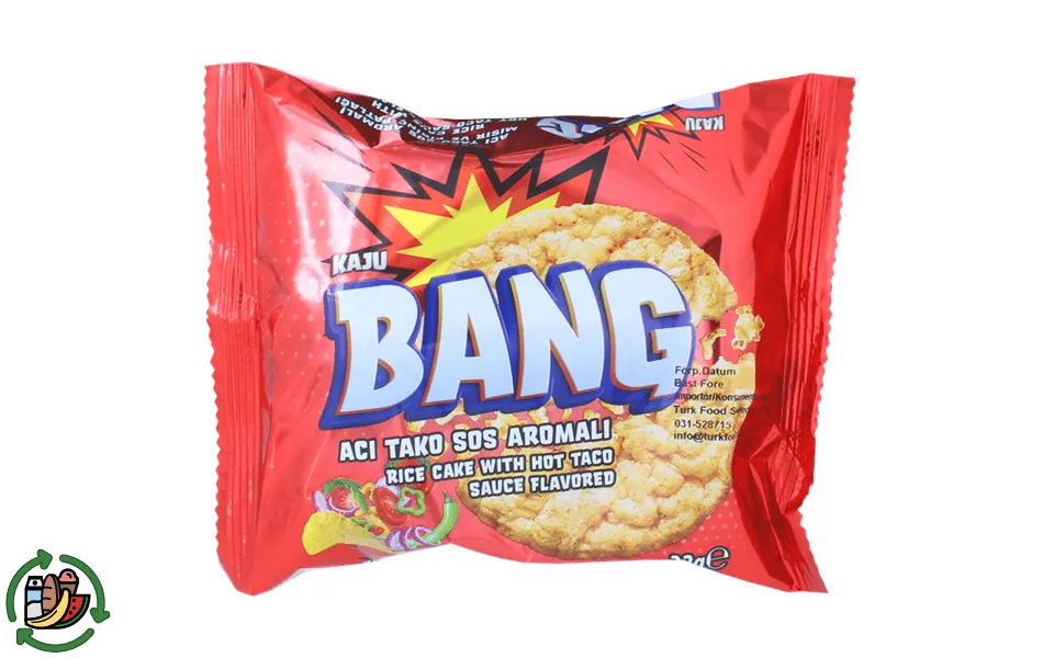 Bang 3 x rice crackers taco
