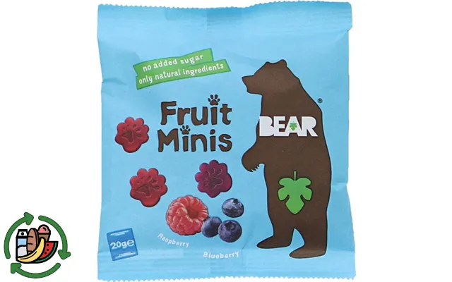 Bear Frugt Mini Arctic Paws Hindbær & Blåbær product image