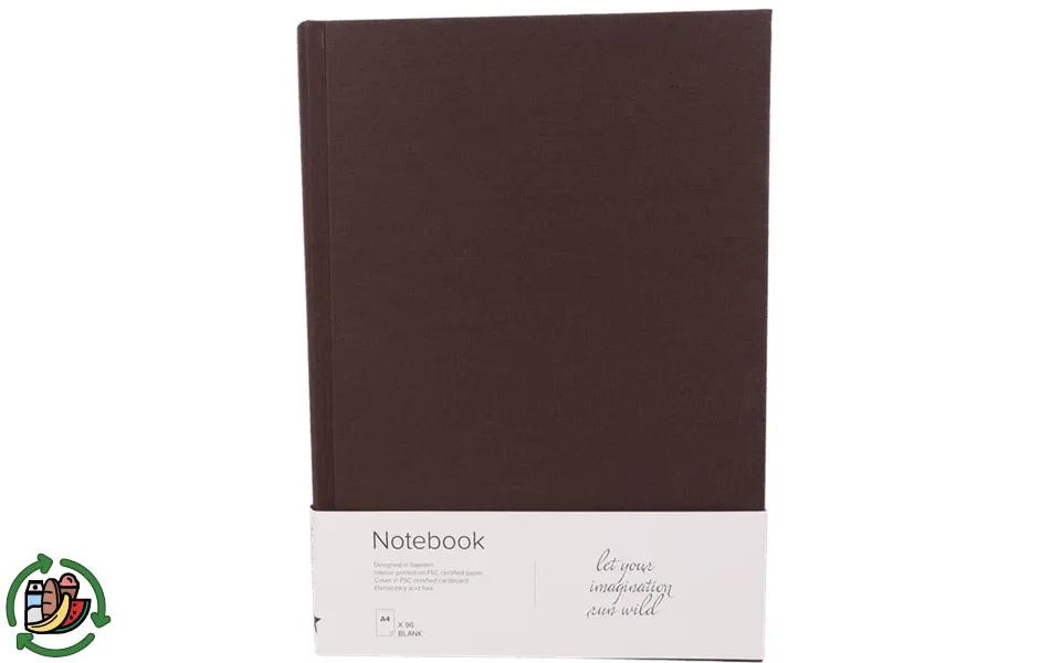 Should notebook brown without lines a4