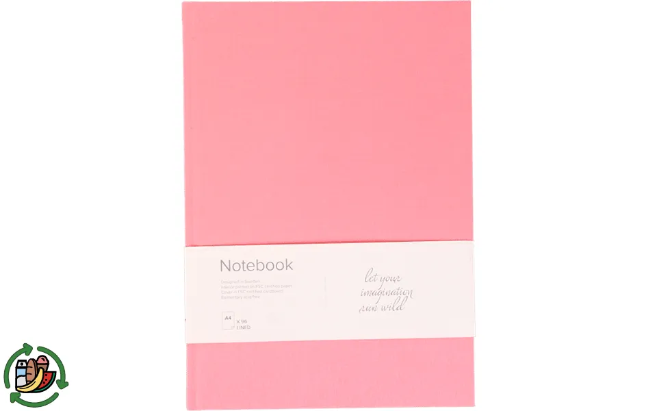 Should notebook pink without lines a4