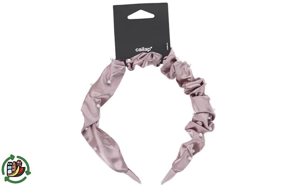 Cailap headband diadem gray beads
