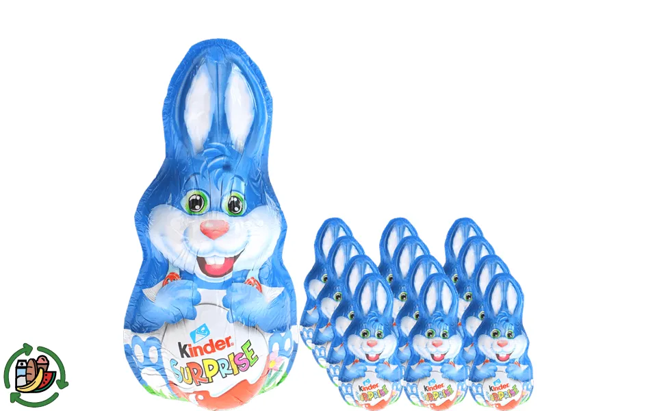 Ferrero cheeks cheeks blue chocolate easter bunnies 12-pack probably crushed