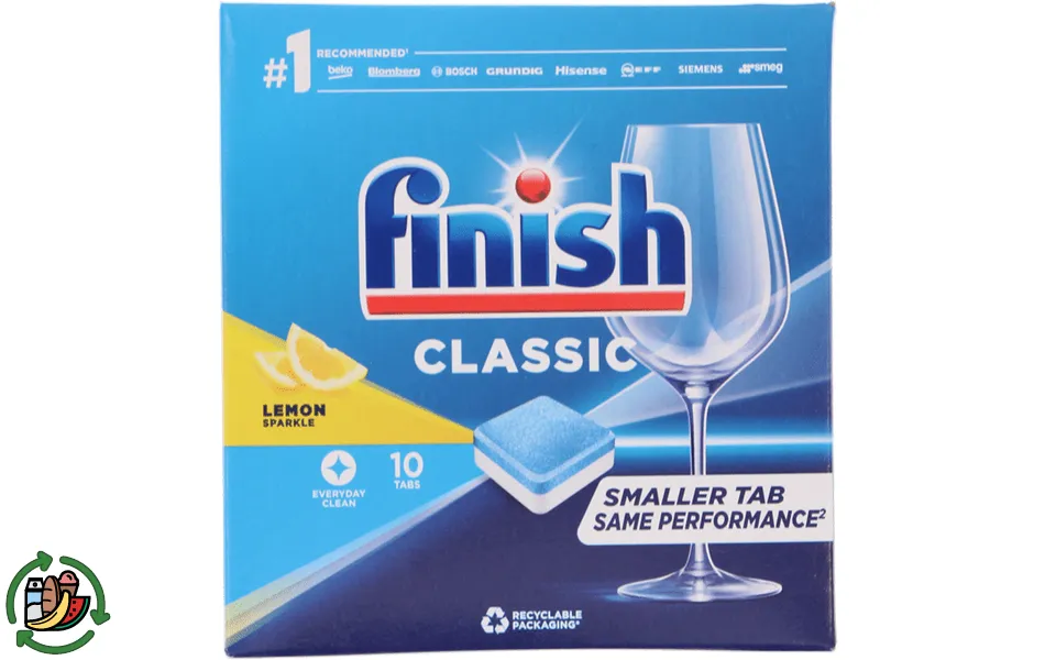 Finish detergent tablets m. Lemon 10stk