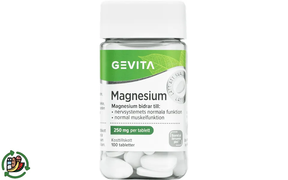 Gevita magnesium tablets 100stk