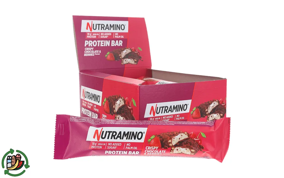 Nutramino Proteinbar Crispy Chocolate & Berries 12-pak