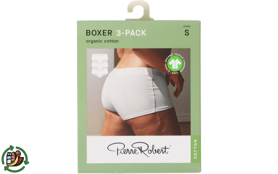 Pierre robert boxer shorts cotton white p 3-pak