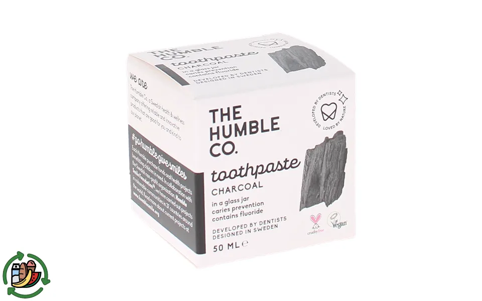 Thé humble co. Toothpaste in bin m. Charcoal