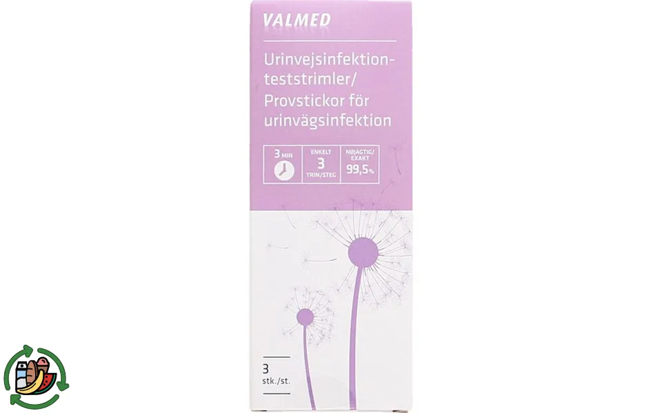 Valmed 3-pak urinary tract infection test
