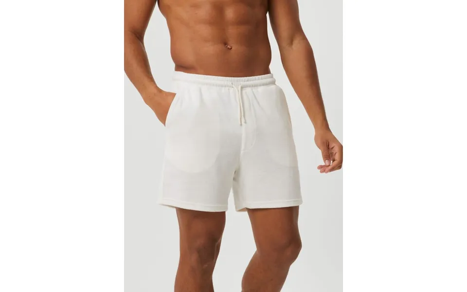 Castle toweling pool shorts - egret