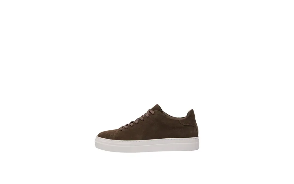 Slhdavid chunky clean suede traine
