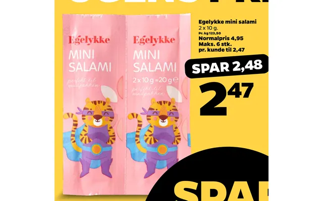 Egelykke Mini Salami product image