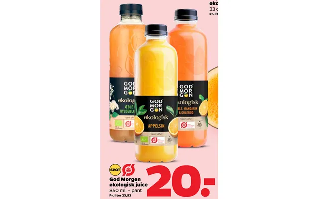 Good morning organic juice product image