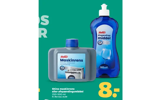 Shine Maskinrens Eller Afspændingsmiddel product image