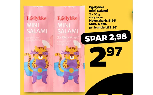 Egelykke Mini Salami product image