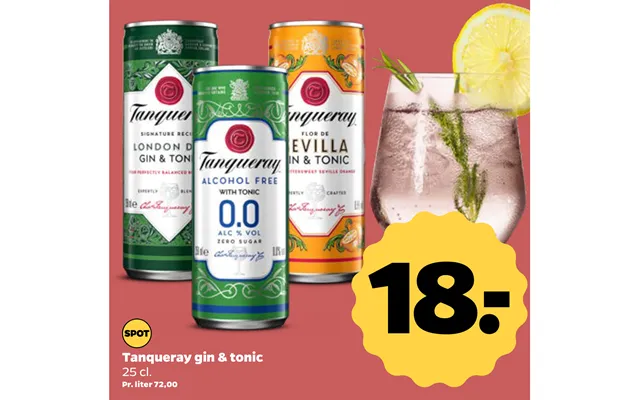 Tanqueray Gin & Tonic product image