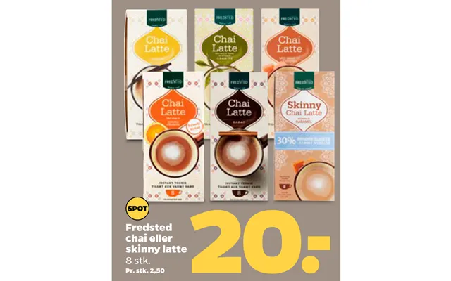 Fredsted chai or skinny latte product image