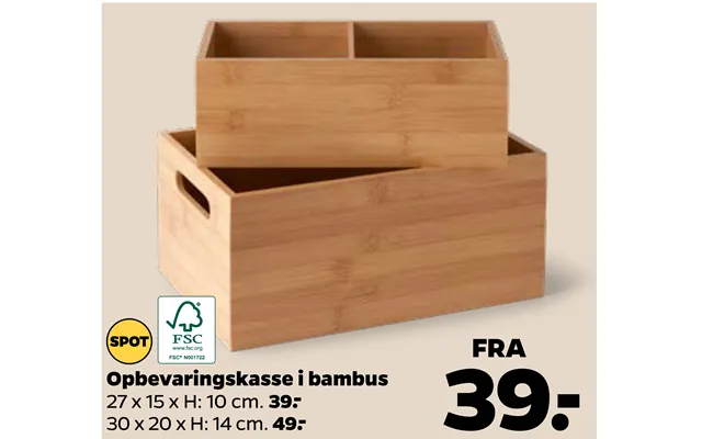 Opbevaringskasse I Bambus product image